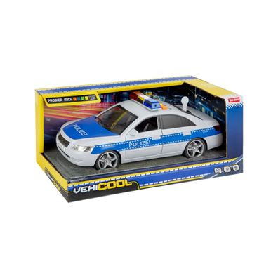 Polizeiwagen Polizeiauto mit Licht, Sound & Friktionsantrieb Toi-Toys Vehicool