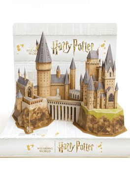 4D Puzzle Harry Potter Hogwarts Schloss fertig aufgebaut Display Spin Master 3D