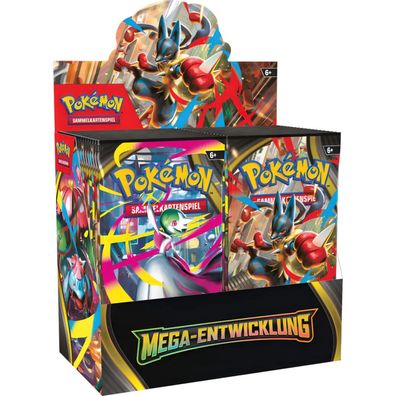 Pokemon Mega-Entwicklung Full-Display (36 Boosterpacks)