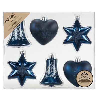 Kunststoff Formensortiment 6 Stk 9cm Flame Mix Inge-Glas