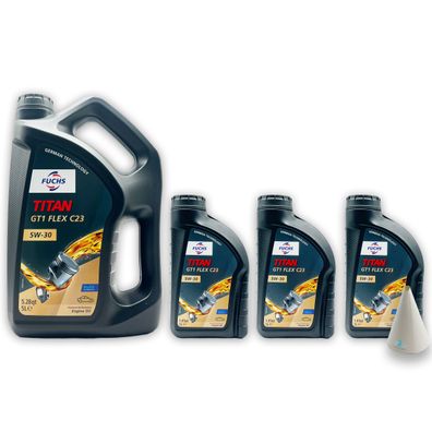 8 L Fuchs Titan GT1 Flex C23 5W-30 | BMW-LL-04 | MB 229.31 229.5 229.52