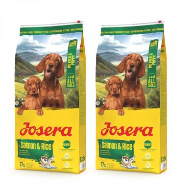 Josera Salmon & Rice Mother & Puppy 2 x 12,5 kg Sparpaket