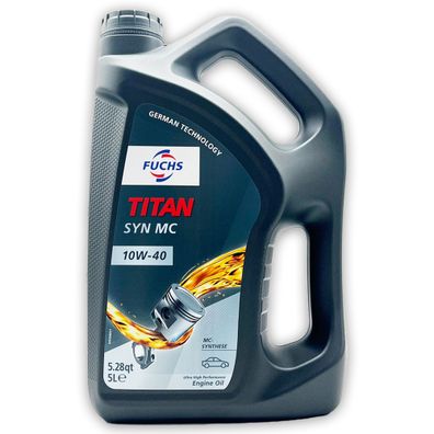 5 L Fuchs Titan Syn Mc 10W-40 MB229.3 VW501 01/505 00 PSA B71 2300 RN0700/RN0710