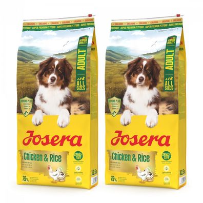 Josera Chicken & Rice 2 x 12,5 kg Sparpaket