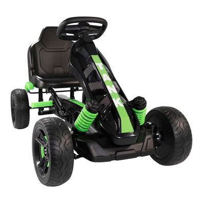 Go Kart Tretfahrzeug grün, Kinderfahrzeug ab 3 Jahre, Pedalfahrzeug : grün