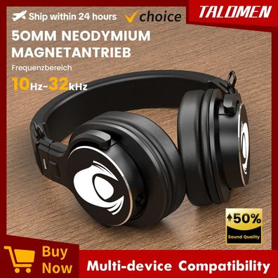 W50x Studio Headphones, Over-Ear, Detachable Cable