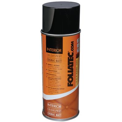 Foliatec 2005 Interior Farbspray Cognac Matt 400ml Lack-Spray Auto-Sitz Bike