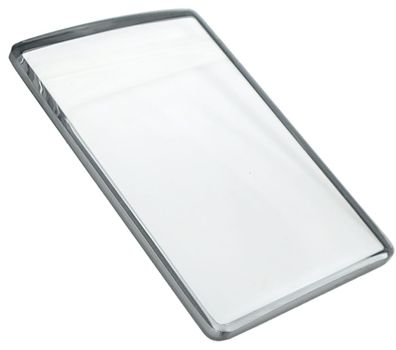 Festina | Uhrenglas eckig Mineral flach Rand silberfarben | F16101