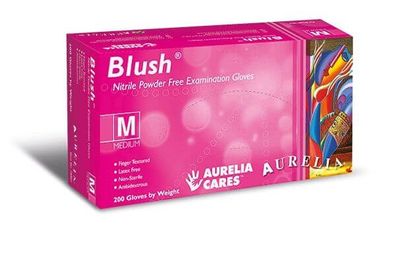 Aurelia Blush Premium Nitrilhandschuhe Pink 200 Paar