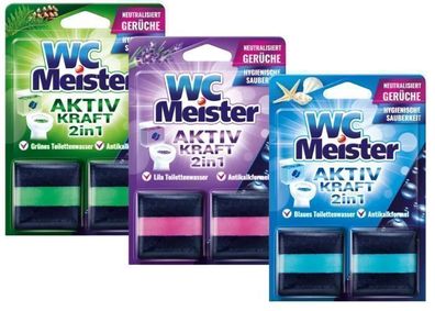 WC Meister WC-Farbklötze 3er-Set DE