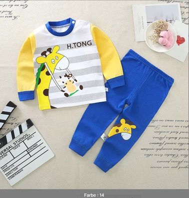 100% Baumwolle Bequeme Jungen Kleidung Sets Mädchen Kinder Pyjamas Anzug Lange