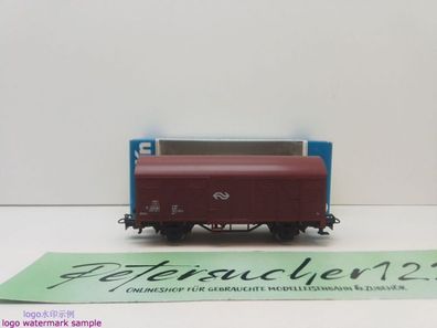 Märklin H0 AC 4402 gedeckter Güterwagen / Gs142 / NS / OVP blau