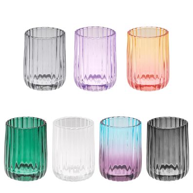 bremermann Zahnputzbecher aus Glas, Zahnbürstenhalter, Zahnputzglas