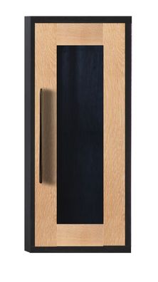Badoberschrank 30x70cm 'Namibia' Eiche & Mango schwarz