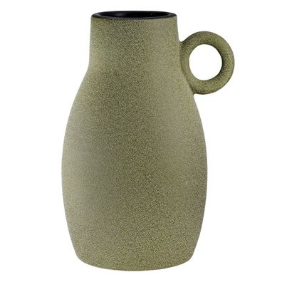 Gilde Henkelvase, "Tombos", Keramik, grün, VE 2, H. 30 cm, D. 17 cm 34288 40633873