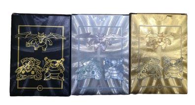 Gold und Schwarz Metall Optik Karten Pokemon je 55 Karten/ Regenbogen(PM111125)
