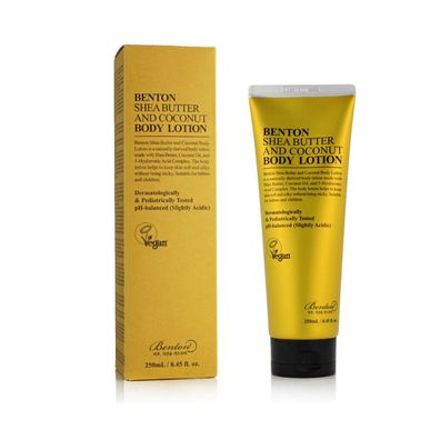 Benton Sheabutter und Kokosnuss Körperlotion 250 ml