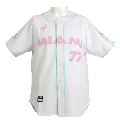 Stake F1 Team Kick Sauber Herren Flamingo Baseball Shirt 77