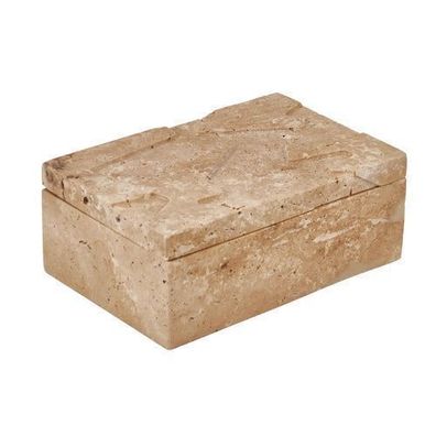 Aufbewahrungsbox - Schmuckdose aus Naturstein - Minimalistische Steinbox Boîte Traver