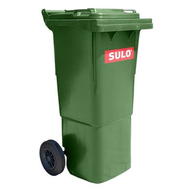 1x SULO Mülltonne Abfalltonne Müllbehälter 60 Liter Grün NEU Recycling Behälter 22264