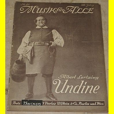 Musik für Alle - Jahrgang 8 Heft 86 - Albert Lortzing - Undine