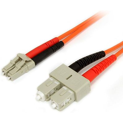 Startech. Com 1m Multimode 62.5/125 Duplex Lwl Patch Cable Lc - Sc - Fiber Optic