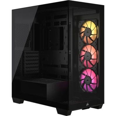 Corsair Geh Midi iCUE 3500X RGB (Tempered Glass) Black
