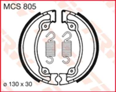 MCS805 Bremsbacken 130x30 Derbi 50 DFW Honda Transalp Laverda Quasar