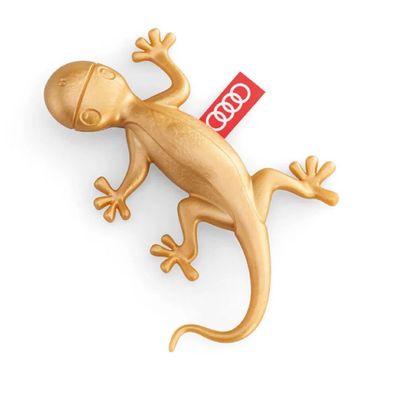 Original Audi Duftgecko Goldoptik aromatisch-zimtig Duft Lufterfrischer 85H087009P