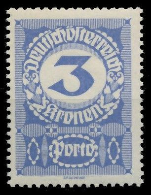 Österreich Portomarken 1920 21 Nr 87x postfrisch XA0D7BE