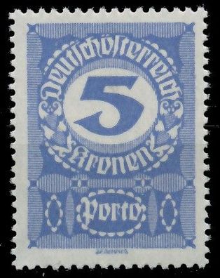 Österreich Portomarken 1920 21 Nr 89x postfrisch XA0D7C6