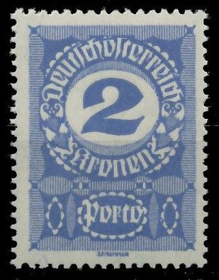 Österreich Portomarken 1920 21 Nr 86x postfrisch XA0D7BA