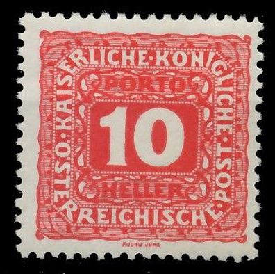 Österreich Portomarken 1916 17 Nr 48B postfrisch XA0D816