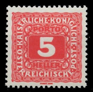 Österreich Portomarken 1916 17 Nr 47B postfrisch XA0D836