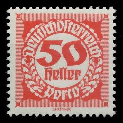 Österreich Portomarken 1920 21 Nr 82x postfrisch XA0D852