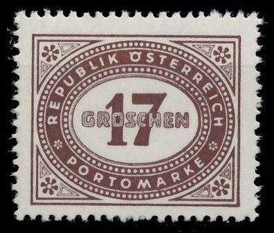 Österreich Portomarken 1947 Nr 213 postfrisch XA0D892