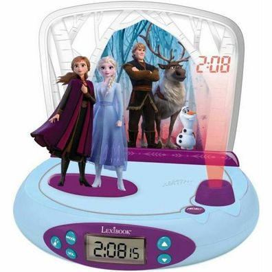 Lexibook Disney Frozen 2 Clock Radio With Projection - Disney Toys - Frozen Toys