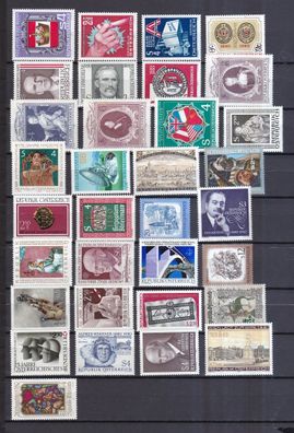 Österreich postfrisch Jahrgang 1980 siehe Bild