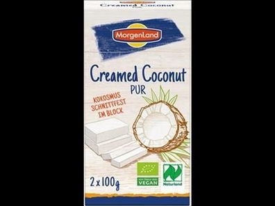 MorgenLand 6x Bio Creamed Coconut pur 200g
