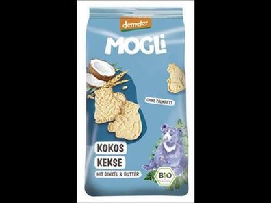 MOGLi Naturkost GmbH Nasch Gebäck - Kokos Kekse mit Dinkel und Butter 125g