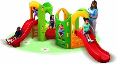 Little Tikes 8-in-1 Umbaubares Outdoor-Spielset für Kinder ab 2 Jahren, Multicolor