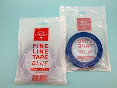 Carsystem Konturenband, 19mm x 33m, 155° Linierband blau, Fine Line Tape