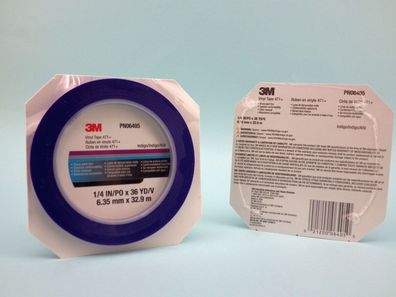 3M Konturenband 471 + , 6mm x 33m, 6,35mm x 32,9m, Linierband blau, ine Line Tape
