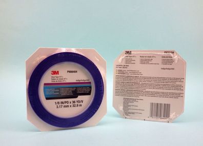 3M Konturenband 471 + , 3.17mm x 32.9m, 3mm x 33m, Linierband blau, ine Line Tape
