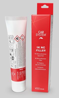 Carsystem 1K NC Filler, Nitro Cellulose Spachtel, Feinspachtel, Glättspachtel
