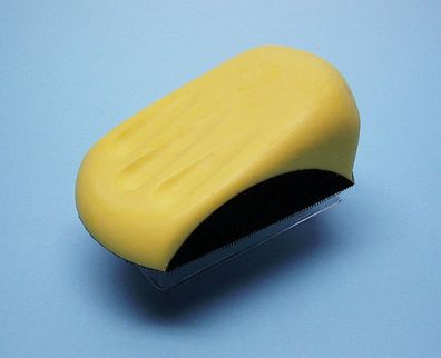 Handschleifklotz, Handschleifblock, Klett, 125mm Schleifscheiben, nass, trocken