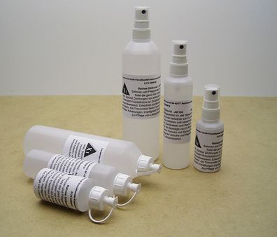 Silikonöl Viskosität 100, 250ml Flasche mit Spenderpumpe, für Kunststoff, Latex