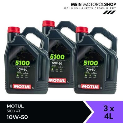 Motul 5100 10W-50 4T 3x4 Liter