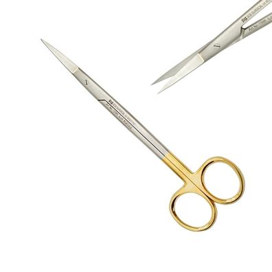 Kelly-Schere gebogen, TC, Länge = 16 cm