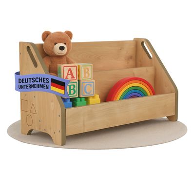 Mein-Regal Bücherbox DOOWY Bücherregal 2 Fächer 61 x 24 x 34 cm